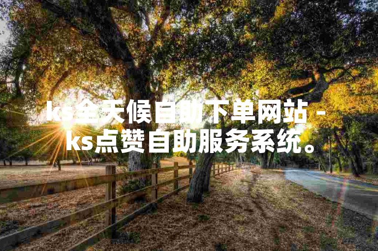 ks全天候自助下单网站 - ks点赞自助服务系统。