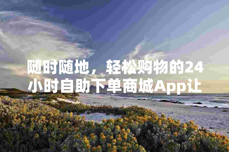 随时随地，轻松购物的24小时自助下单商城App让生活更便捷。