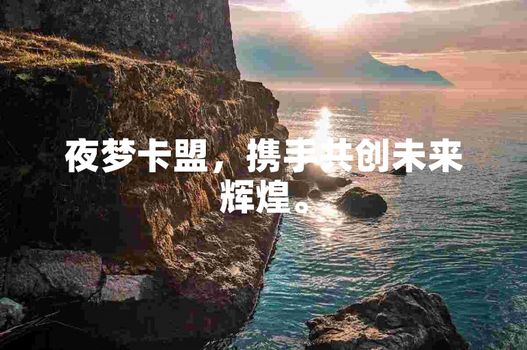 夜梦卡盟，携手共创未来辉煌。