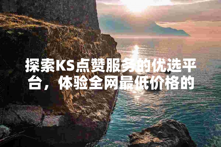 探索KS点赞服务的优选平台，体验全网最低价格的便捷微信支付方式。