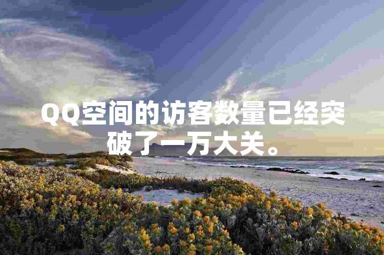 QQ空间的访客数量已经突破了一万大关。