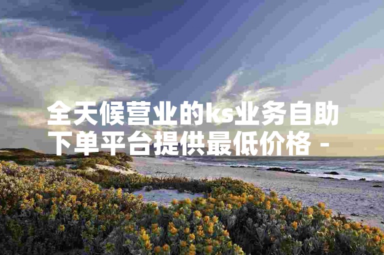 全天候营业的ks业务自助下单平台提供最低价格 - QQ商城24小时服务。