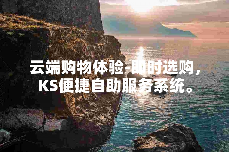 云端购物体验-即时选购，KS便捷自助服务系统。
