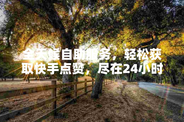 全天候自助服务，轻松获取快手点赞，尽在24小时全自助下单平台。