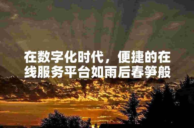 在数字化时代，便捷的在线服务平台如雨后春笋般涌现，其中速刷自助下单平台凭借其高效的服务和用户友好的界面，成为了众多寻求快速解决方案的用户的首选。