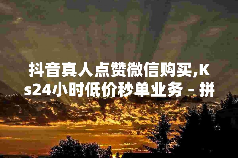 抖音真人点赞微信购买,Ks24小时低价秒单业务 - 拼多多自动下单脚本 - 低价刷qq访客量