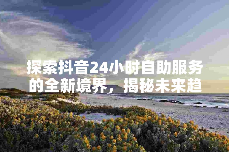 探索抖音24小时自助服务的全新境界，揭秘未来趋势！2025年必备技能。