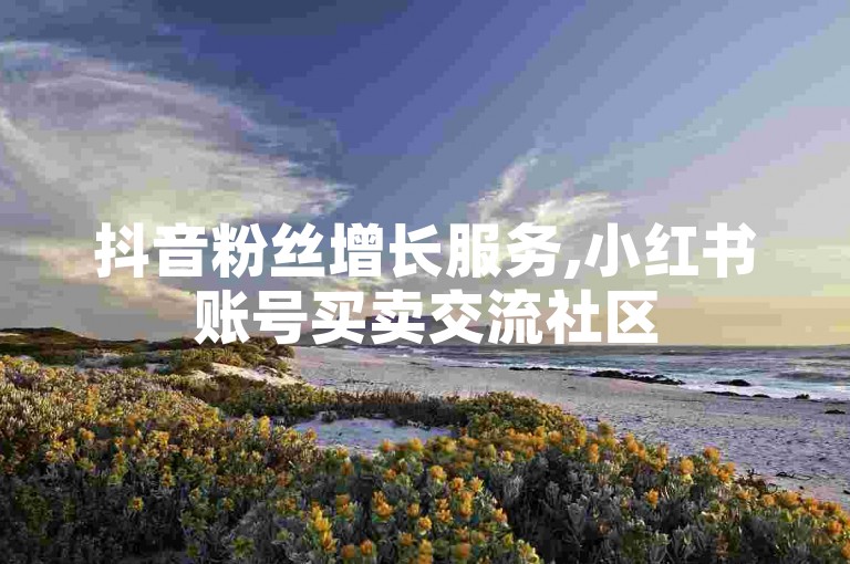 抖音粉丝增长服务,小红书账号买卖交流社区