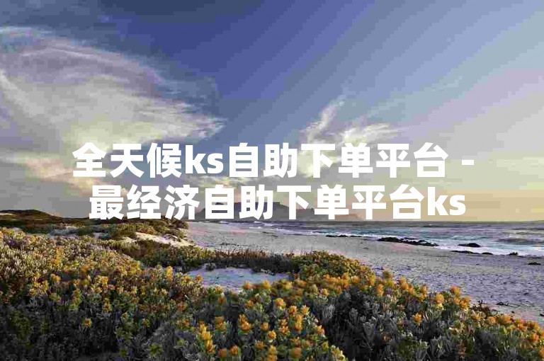 全天候ks自助下单平台 - 最经济自助下单平台ks