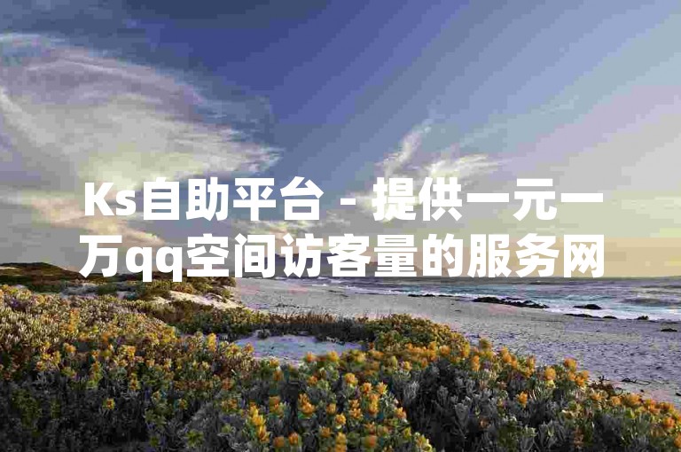 Ks自助平台 - 提供一元一万qq空间访客量的服务网址。