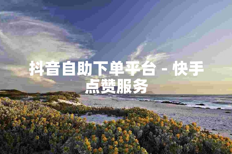 抖音自助下单平台 - 快手点赞服务