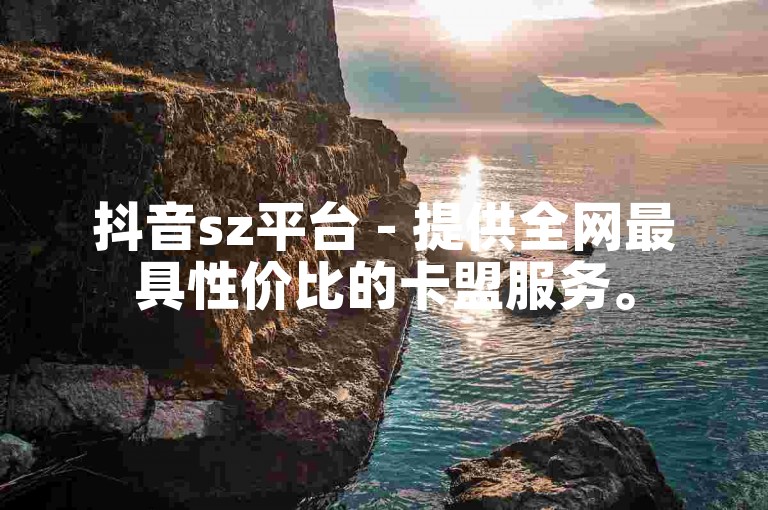 抖音sz平台 - 提供全网最具性价比的卡盟服务。
