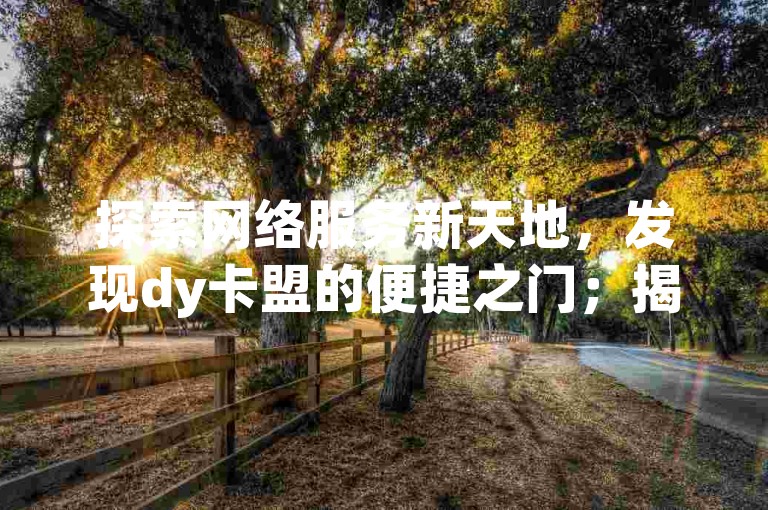探索网络服务新天地，发现dy卡盟的便捷之门；揭秘QQ空间点赞激增的秘诀；体验拼多多砍价至极致的乐趣，仅需一元即可享受十次砍价快感；KS平台播放量提升，免费业务助你轻松达成。