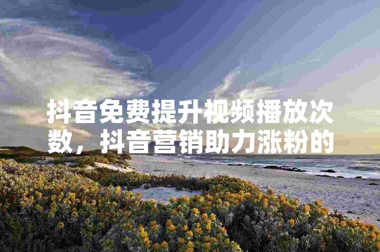 抖音免费提升视频播放次数，抖音营销助力涨粉的实用工具 - 抖音点赞服务平台，仅需1元即可获得10000个赞 - 提高QQ空间访问量的辅助软件。