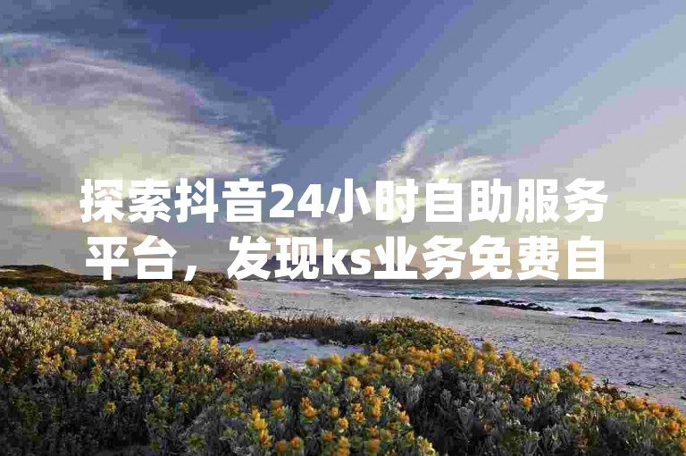 探索抖音24小时自助服务平台，发现ks业务免费自助下单平台三十个，网红dydy自助下单平台等你来体验。