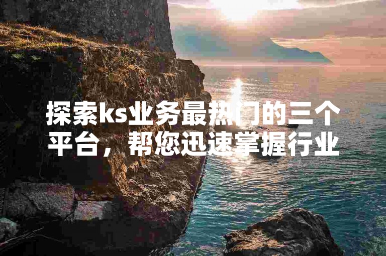 探索ks业务最热门的三个平台，帮您迅速掌握行业动态。