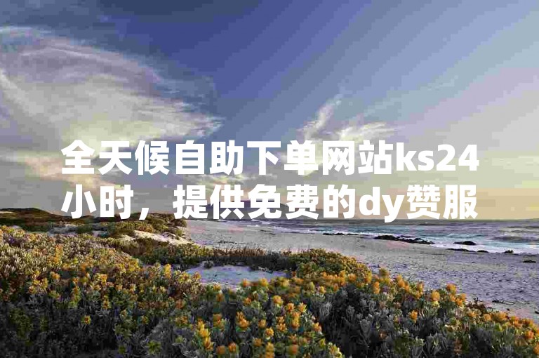 全天候自助下单网站ks24小时，提供免费的dy赞服务。