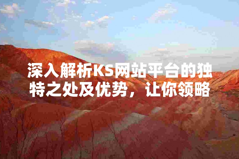 深入解析KS网站平台的独特之处及优势，让你领略其全面的SEO优化能力与显著效果。