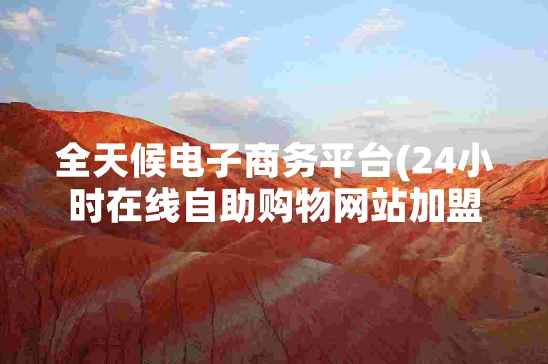全天候电子商务平台(24小时在线自助购物网站加盟)