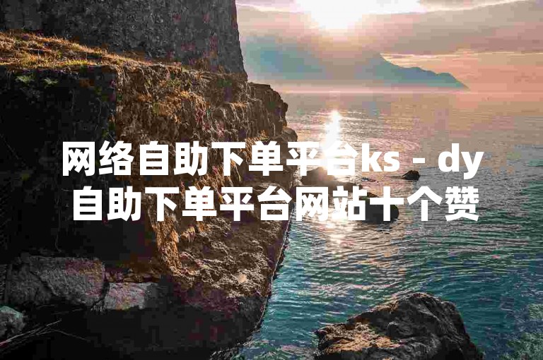 网络自助下单平台ks - dy自助下单平台网站十个赞，这个平台提供了便捷的服务。