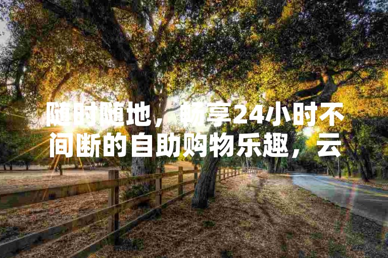 随时随地，畅享24小时不间断的自助购物乐趣，云商城全天候为您服务。