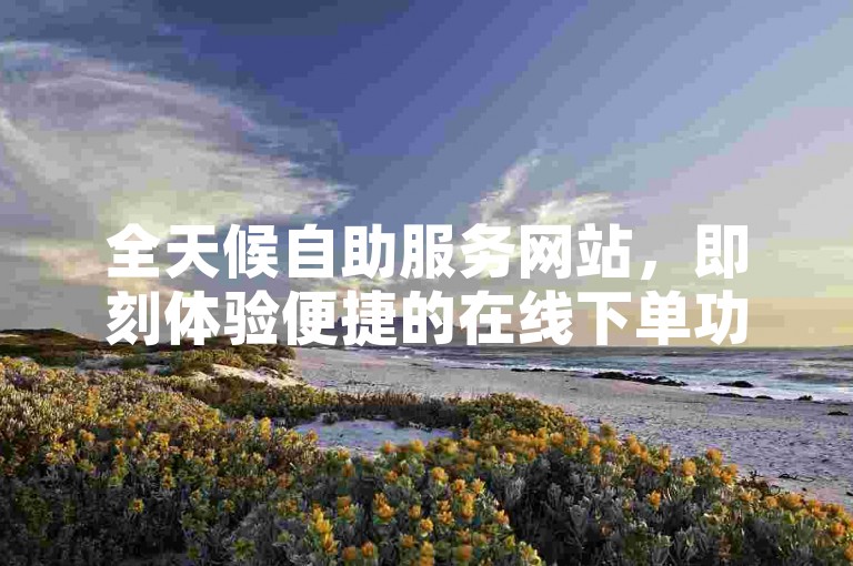 全天候自助服务网站，即刻体验便捷的在线下单功能。