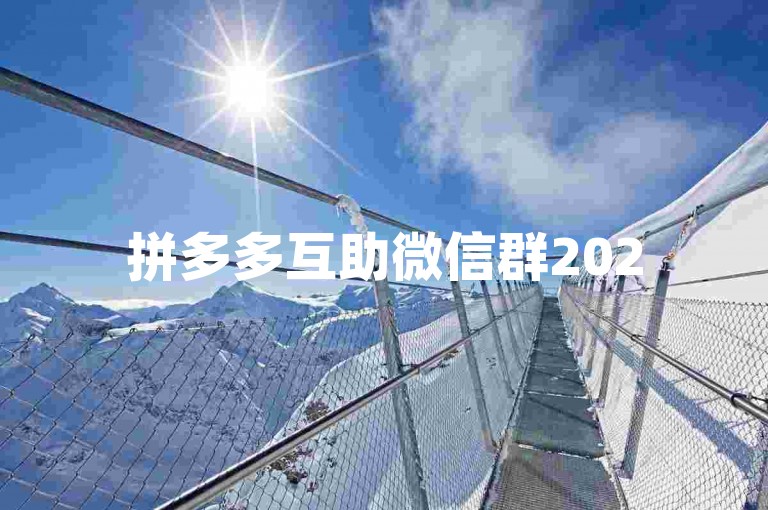 拼多多互助微信群2025年将继续为消费者提供便捷的优惠活动支持。
