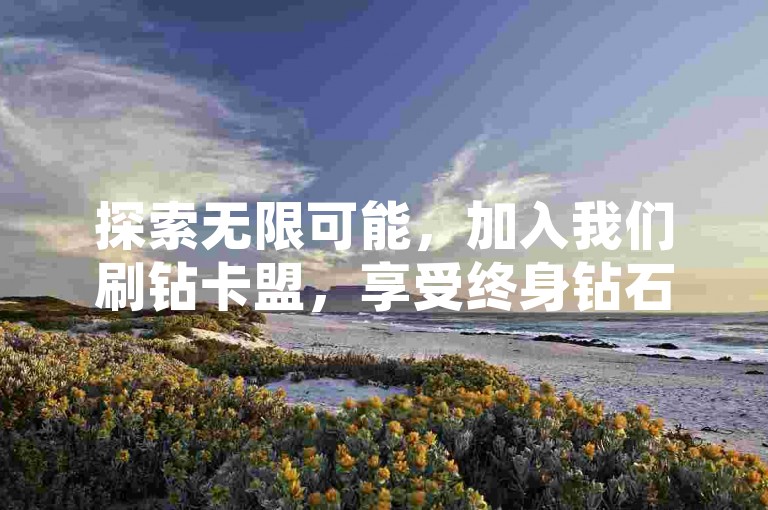 探索无限可能，加入我们刷钻卡盟，享受终身钻石特权，最新升级攻略助你轻松达成！