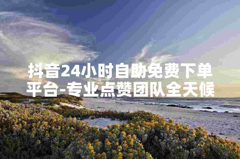 抖音24小时自助免费下单平台-专业点赞团队全天候在线,助力直播间人气飙升