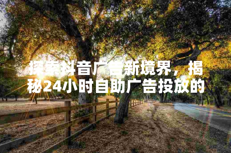 探索抖音广告新境界，揭秘24小时自助广告投放的实用技巧，助你2025年营销领先一步！